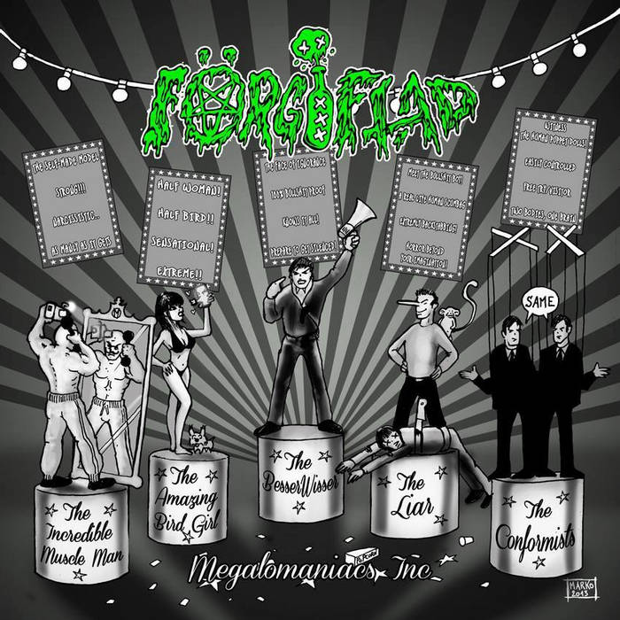 FÖRGIFTAD - Megalomaniacs Inc. cover 
