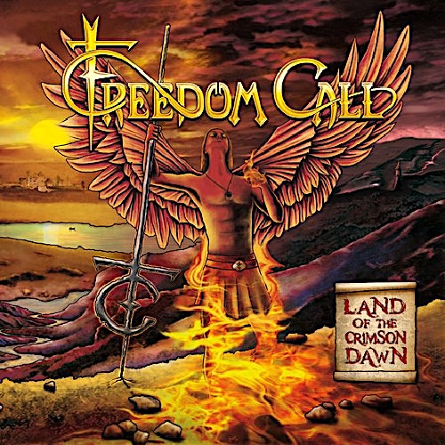 FREEDOM CALL - Land of the Crimson Dawn cover 