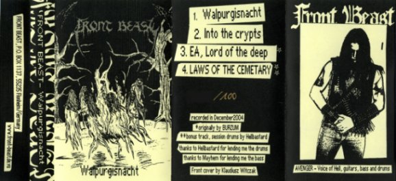 FRONT BEAST - Walpurgisnacht cover 