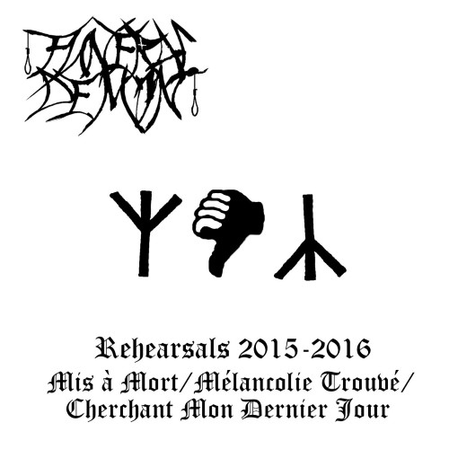 FUNERAL DEMON - Rehearsals 2015​-​2016 cover 