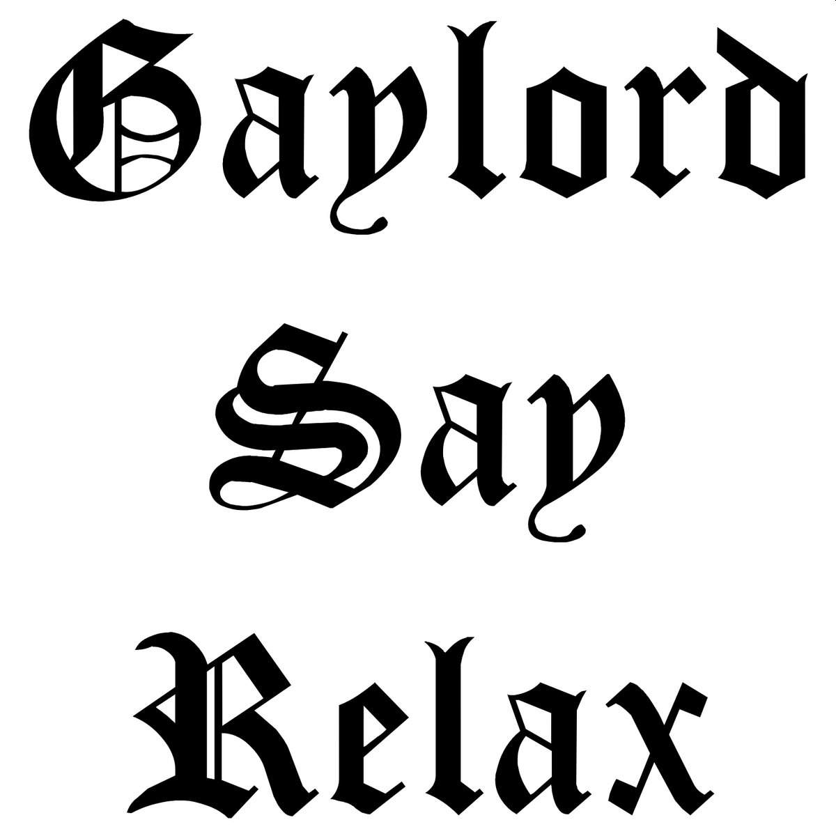 GAYLORD - Relax cover 