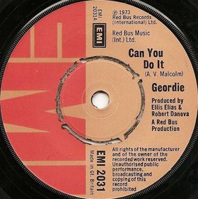 GEORDIE - Can You Do It / Red Eyed Lady cover 