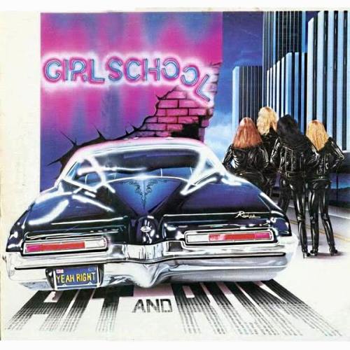 GIRLSCHOOL - Hit and Run cover 