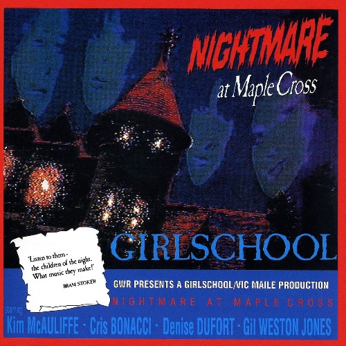 GIRLSCHOOL - Nightmare at Maple Cross cover 