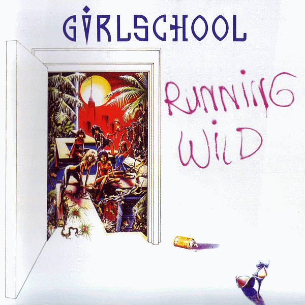 GIRLSCHOOL - Running Wild cover 