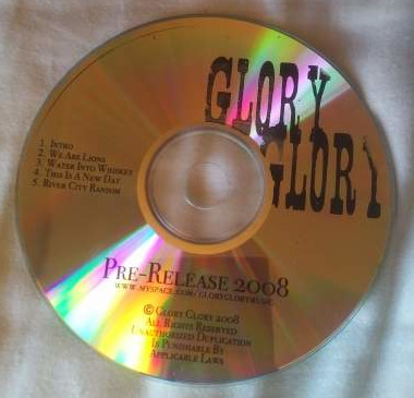 GLORY GLORY - Pre-Release 2008 cover 