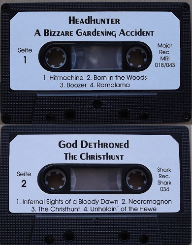 GOD DETHRONED - A Bizzare Gardening Accident / The Christhunt cover 