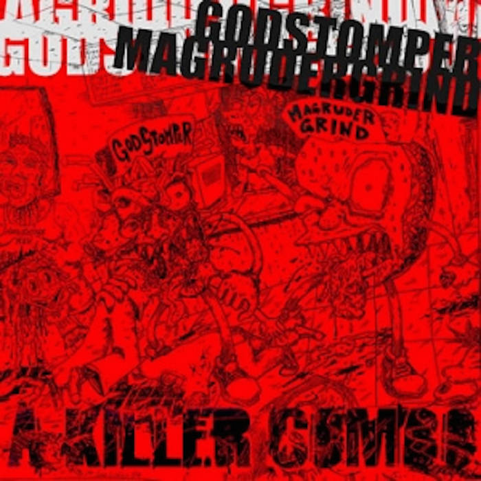 GODSTOMPER - A Killer Combo Split EP cover 