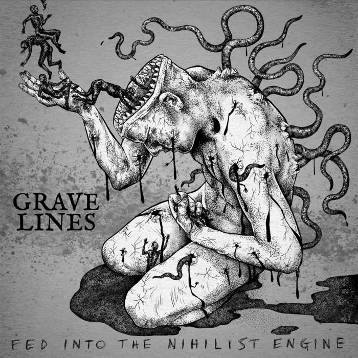 GRAVE LINES - Fed Into The Nihilist Engine cover 