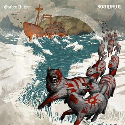 GRAVES AT SEA - Graves At Sea / Sourvein cover 