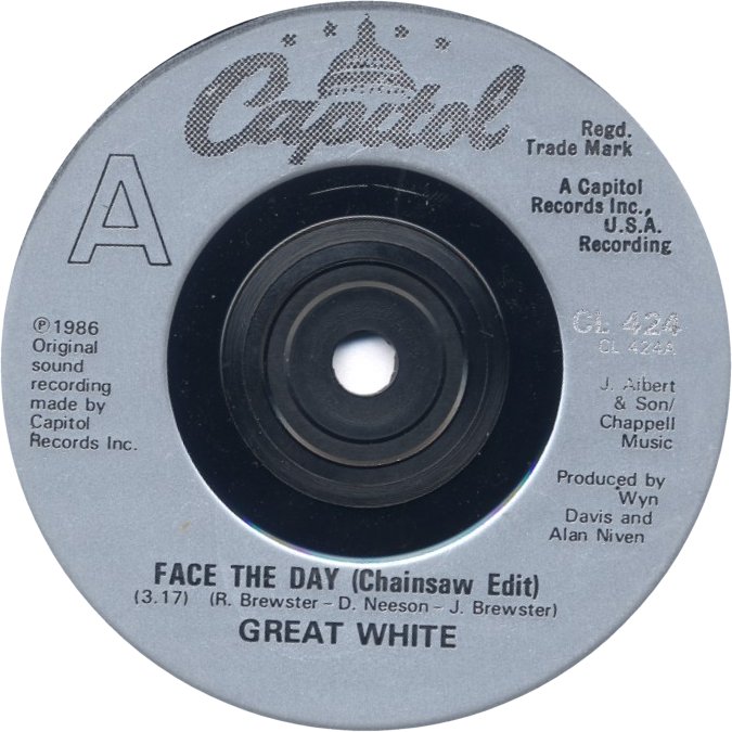 GREAT WHITE - Face The Day cover 