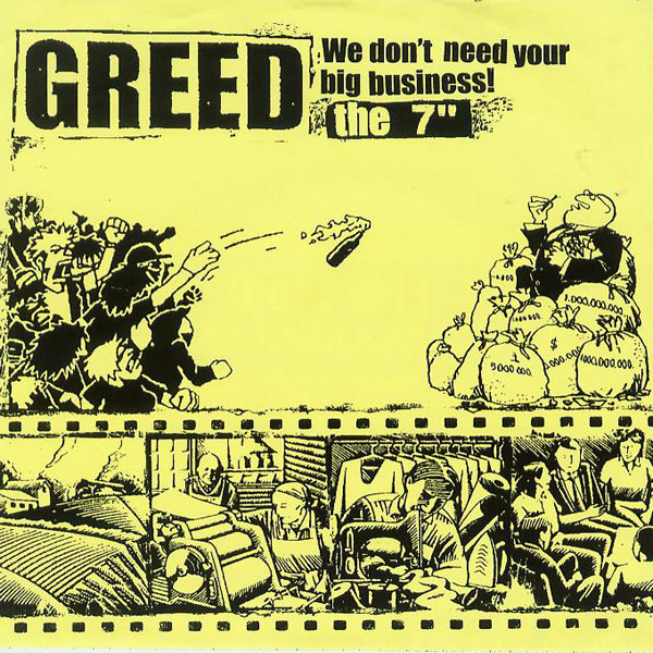 GREED - We Don't Need Your Big Business! cover 