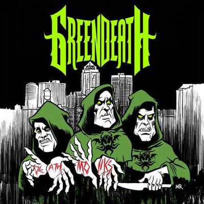 GREEN DEATH - Death Monks cover 
