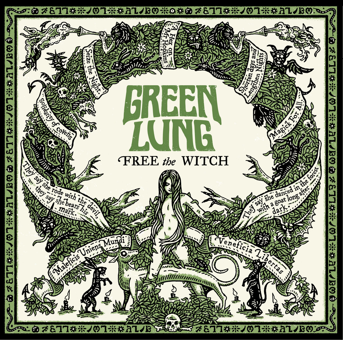 GREEN LUNG - Free the Witch EP cover 
