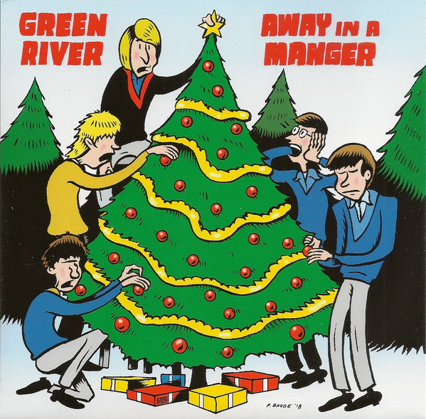 GREEN RIVER - Away in a Manger / Blue Christmas cover 