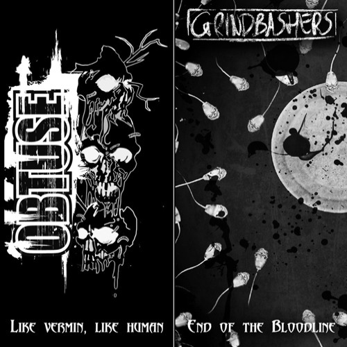 GRINDBASHERS - Like Vermin, Like Human / End Of The Bloodline cover 