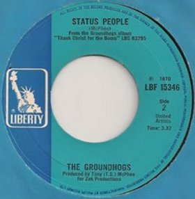 THE GROUNDHOGS - Eccentric Man / Status People cover 