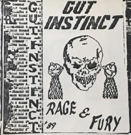 GUT INSTINCT - Rage & Fury '89 cover 