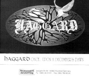 HAGGARD - Once... Upon A December's Dawn cover 