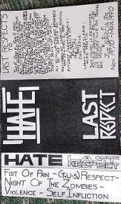 HATE (NY) - Last Respect cover 
