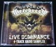 HATEBREED - Live Dominance 4-Track Radio Sampler cover 