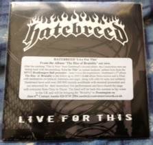 HATEBREED - Live For This cover 