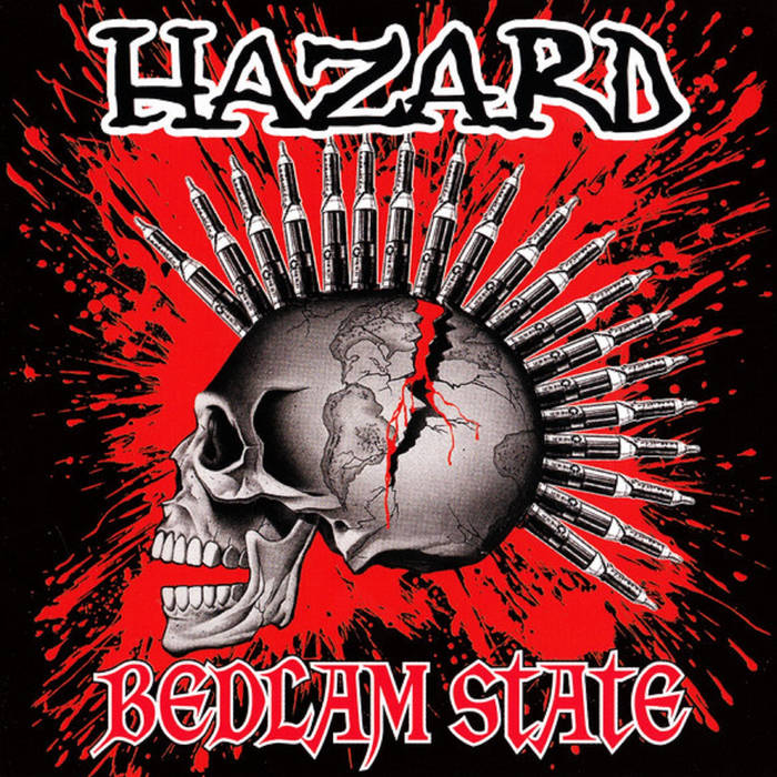 HAZARD - Bedlam State cover 