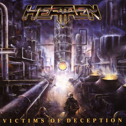 HEATHEN - Victims of Deception cover 