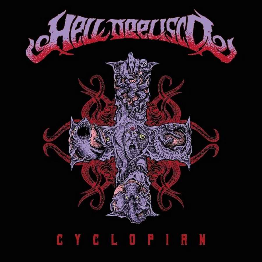 HELL OBELISCO - Cyclopian cover 