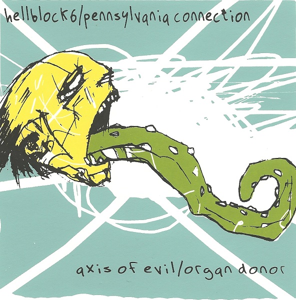HELLBLOCK 6 - Axis Of Evil / Organ Donor cover 