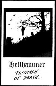 HELLHAMMER - Triumph of Death cover 
