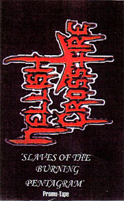 HELLISH CROSSFIRE - Slaves of the Burning Pentagram cover 