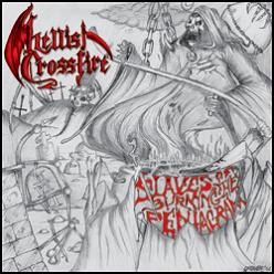 HELLISH CROSSFIRE - Slaves of the Burning Pentagram cover 