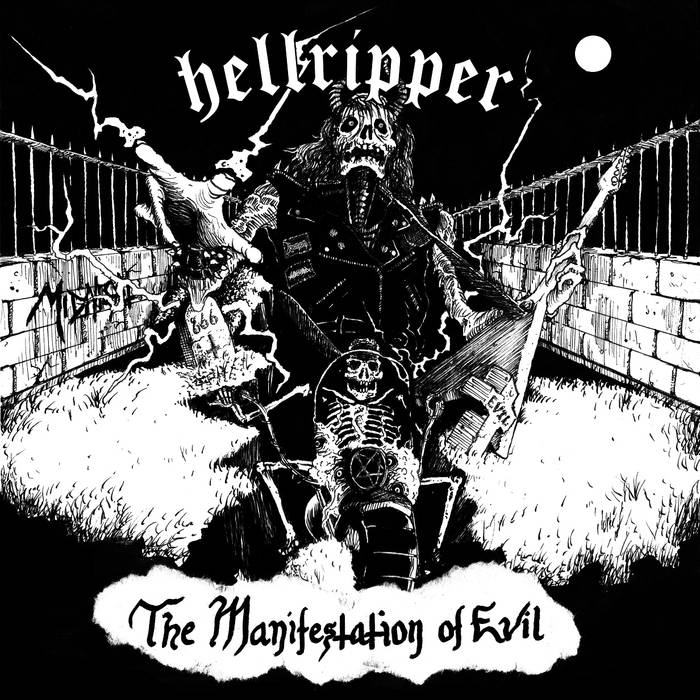 HELLRIPPER - The Manifestation Of Evil cover 