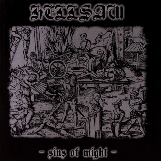 HELLSAW - Sins of Might cover 