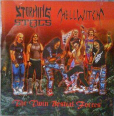 HELLWITCH - The Twin Bestial Forces cover 