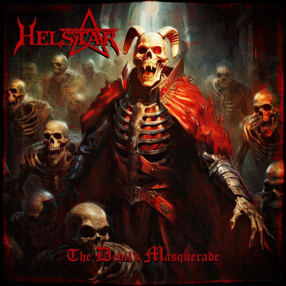 HELSTAR - The Devil’s Masquerade cover 
