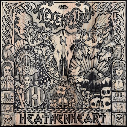 HEXENKLAD - Heathenheart cover 
