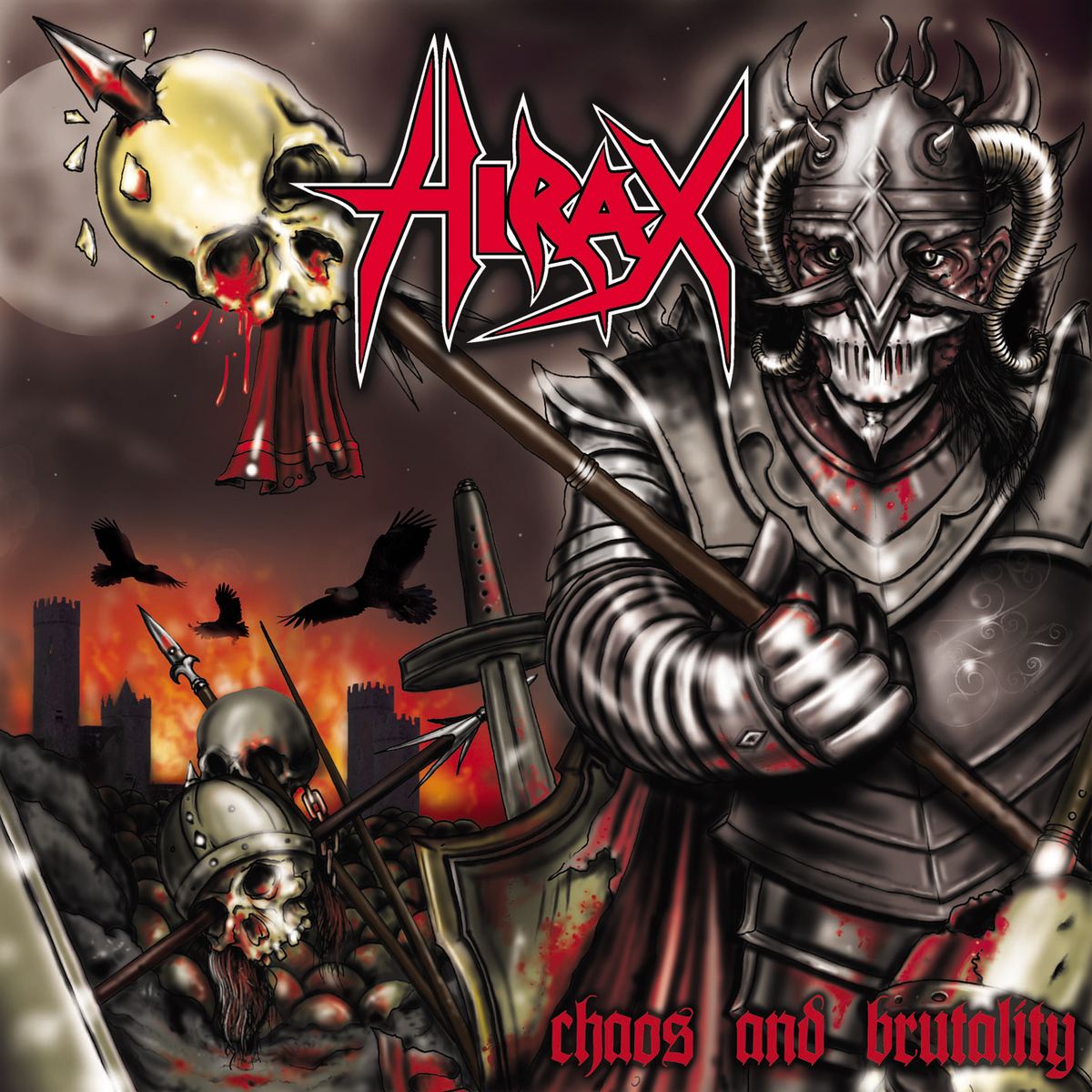HIRAX - Chaos and Brutality cover 