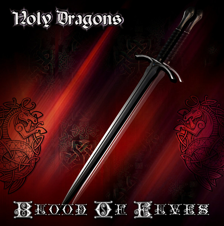 HOLY DRAGONS - Blood of Elves cover 