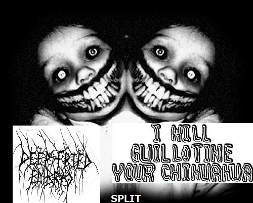 I WILL GUILLOTINE YOUR CHIHUAHUA - Split cover 