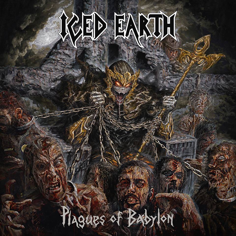 ICED EARTH - Plagues of Babylon cover 