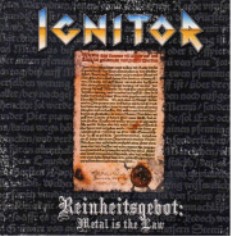 IGNITOR - Reinheitsgebot: Metal Is the Law cover 