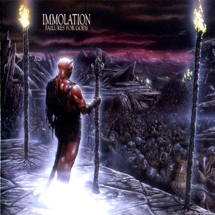 IMMOLATION - Failures for Gods cover 