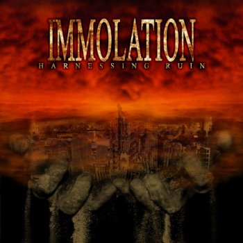 IMMOLATION - Harnessing Ruin cover 