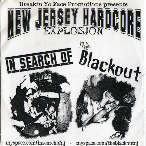 IN SEARCH OF - New Jersey Hardcore Explosion cover 