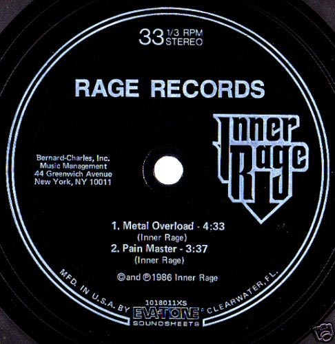 INNER RAGE - Metal Overload cover 