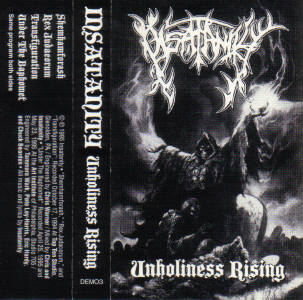 INSATANITY - Unholiness Rising cover 