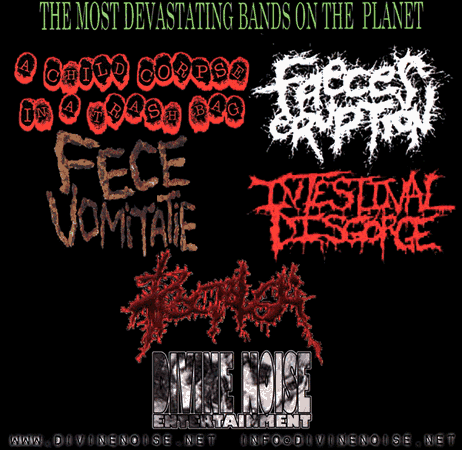 INTESTINAL DISGORGE - The Most Devastating Bands on the Planet cover 