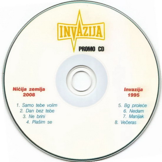 INVAZIJA - Promo CD cover 